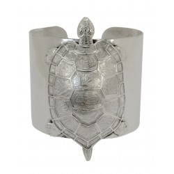 old silver plated tortle bracelet