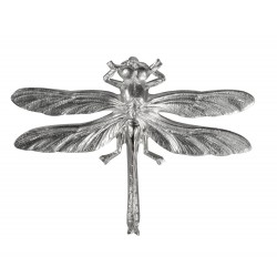 silver plated dragonfly brooch