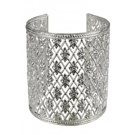 BRACELET GRILLAGE VIEIL ARGENT