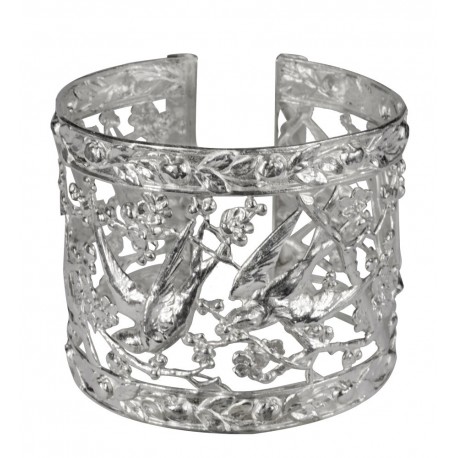 BRACELET HIRONDELLES ARGENTE