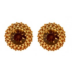 Gold plated Artichoke Earrings