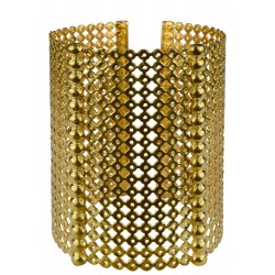 gold plated two bars LACE bracelet