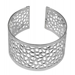 silver plated picasso bracelet