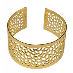 gold plated picasso bracelet