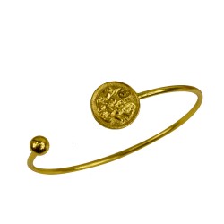 gold plated zodiac bracelet