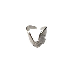 Bague mouette argentee