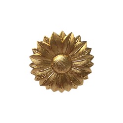 GOLD PLATED SUNFLOWER RING