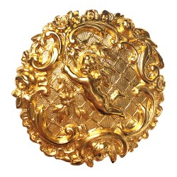 GOLD PLATED ANGEL BROOCH