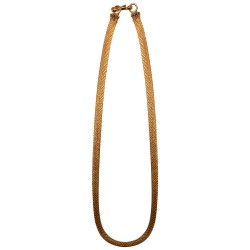 COLLIER DORE MAILLE SOUPLE