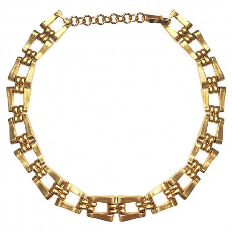 GOLD PLATED LINK NECKLACE