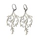 WHITE ALGAS EARRINGS