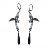 SILVER PLATED PARROT EARRINGS