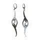 SILVER PLATED TWO BIRDS EARRINGS