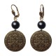 GOLD PLATED TALISMAN EARRINGS