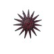 Broche Etoile De Commandeur Canon De Fusil STRASS ROUGE