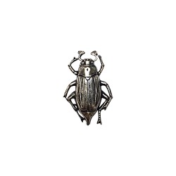 SILVER PLATED ROACH BROOCH