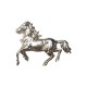 BROCHE CHEVAL ARGENTE