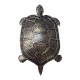 BROCHE TORTUE VIEL ARGENT