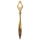 GOLD PLATED WITH WHITE LACQUER HAIR PIKE