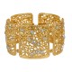  Golden Square Filigree Bracelet 