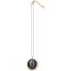 PENDENTIF LETTRE O EMAIL A FROID DE COULEUR DORE