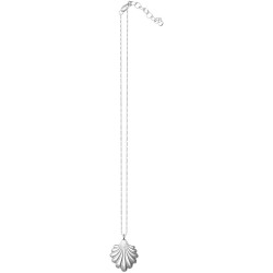 Pendentif coquille chaine argente