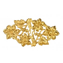 Golden Flower Barette 
