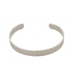 Silvery Screws Bracelet 