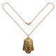 GOLD PLATED MEDALLION PENDANT