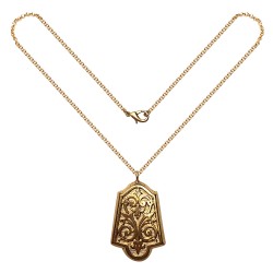 GOLD PLATED MEDALLION PENDANT