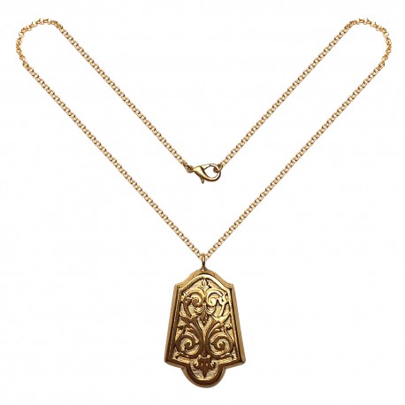 GOLD PLATED MEDALLION PENDANT