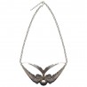 SILVER PLATED SHALLOW NECKLACE