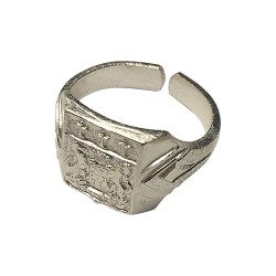 BAGUE CHEVALIERE ARGENTE