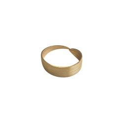 GOLD PLATED WATER LEAF RING