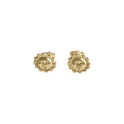 GOLD PLATED SUN STUDS EARRINGS