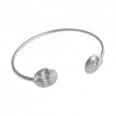 SILVER PLATED MOON BRACELET