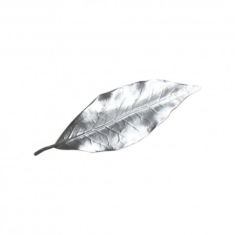 SILVER PLATED LAUREL LEAF HAIR CLIP