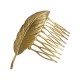 GOLD PLATED FEATHER COMB