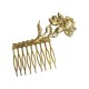 GOLD PLATED IRIS COMB