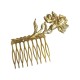 GOLD PLATED IRIS COMB