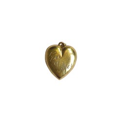 GOLD PLATED HEART PENDANT