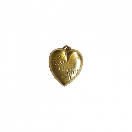 GOLD PLATED HEART PENDANT