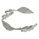 SILVER PLATED LAUREL LEAF AND BRANCH CHOKER