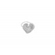 SILVER PLATED HEART RING