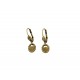 BOUCLES D'OREILLES PENDANTES CADENAS VIEIL OR