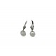 OLD SILVER PLATED LOCKER EARRINGS