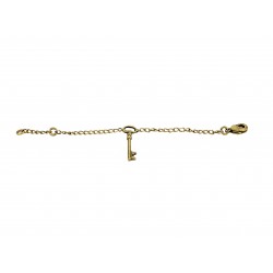 Bracelet chaine clef vieil or