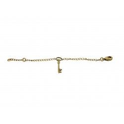 OLD GOLD PLATED KEY CHAIN BRACELET
