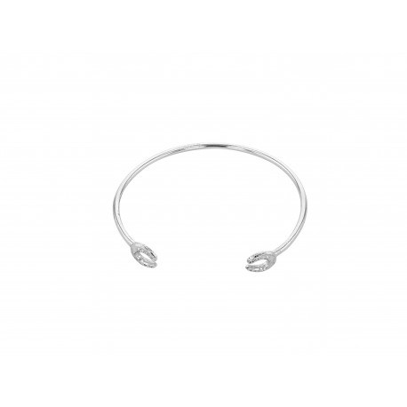 SILVER PLATED HORSE SHOE BRACELET