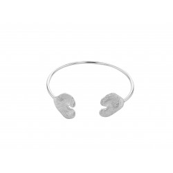 SILVER PLATED HEART BRACELET